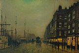 Liverpool Quay by Moonlight by John Atkinson Grimshaw